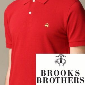Brooks Brothers - Men's Polo Shirt - Red - L